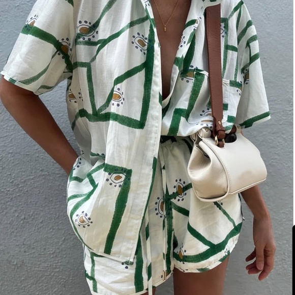 Commense Pants - New Commense Short Top 2 Piece‎ Set Drawstring Vacation Outfit Women's Size S Q